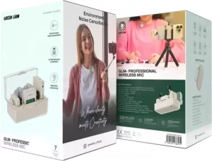 میکروفون یقهای بیسیم گرین لاین مدل GNPGLMMICWH | حذف نویز حرفهای