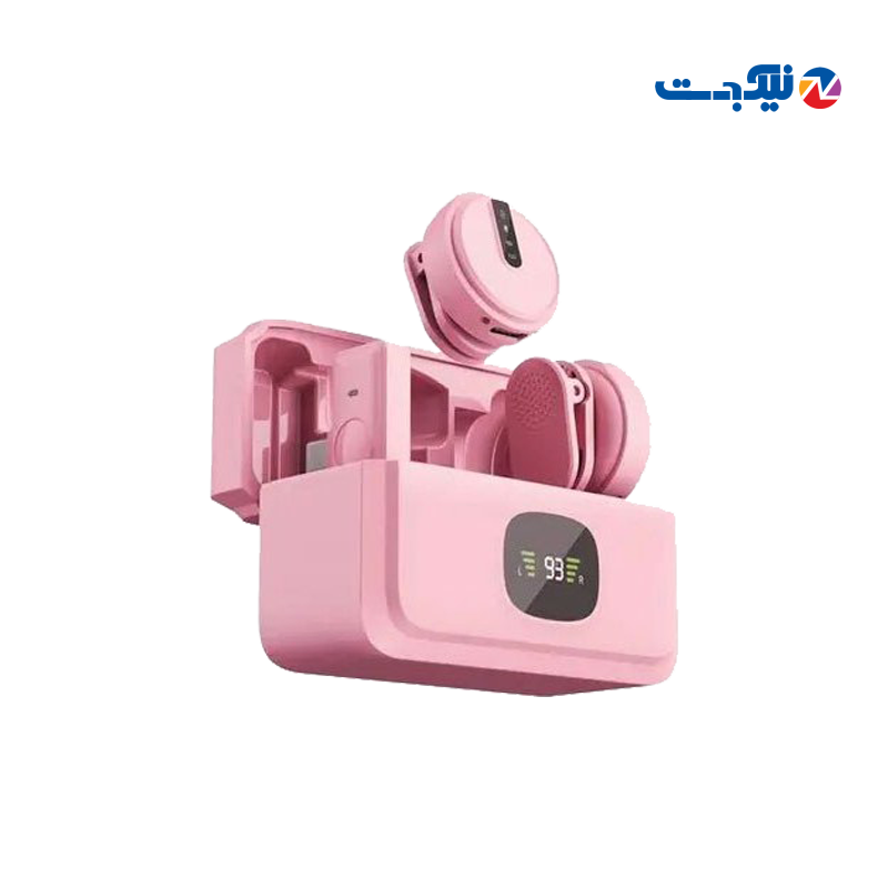 میکروفون یقه‌ای بی‌سیم گرین لاین GLM LITE | صدای حرفه‌ای با برد 20 متر و 7 ساعت شارژدهی