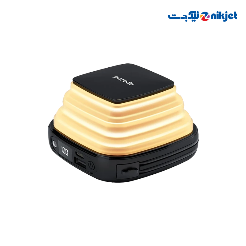 پاوربانک پرودو مدل چراغ خواب 10000 میلی‌آمپر | شارژ سریع، سبک و چندکاره